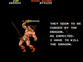 une photo d'Ã©cran de Rastan Saga sur Arcade